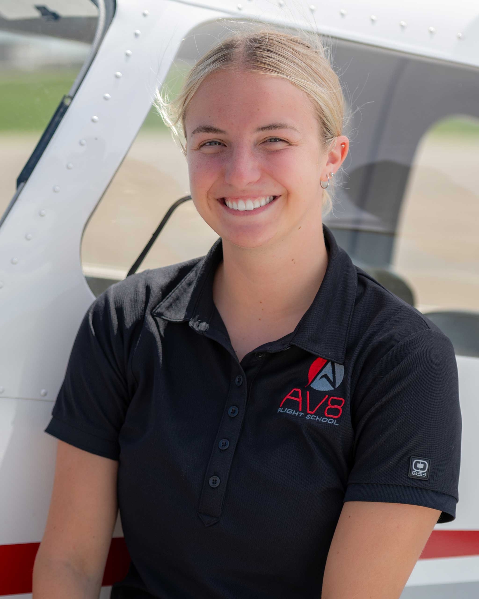Kelsey Small AV8 Flight Instructor